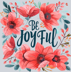 Be Joyful Floral - STK00468