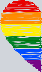 Left Heart Scribble - STK03542