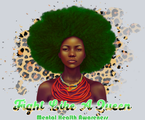 Fight Like A Queen Mental Health Awareness - STK02014