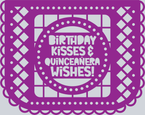 Papel Picado Birthday Kisses 1 - STK06911