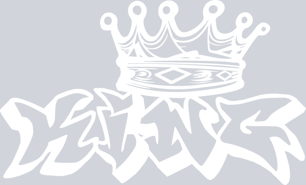 King Crown White - STK03485 (DTF Transfers)