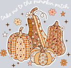 Fall Take Me To The Pumpkin Patch - White - STK07379
