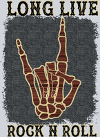 Skeleton Long Live Rock N Roll - STK05502