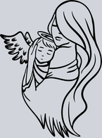 Infant Baby Loss Angel Memorial - STK07303