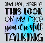 Sarcasm Despite This Look - STK05322