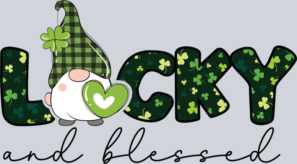 Gnome Lucky And Blessed - STK02309