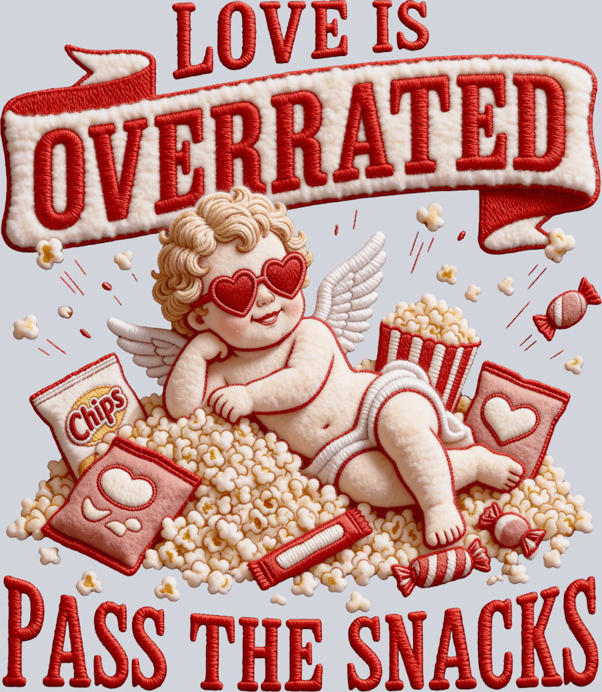 Love is Overrated Pass the Snacks - STK07635
