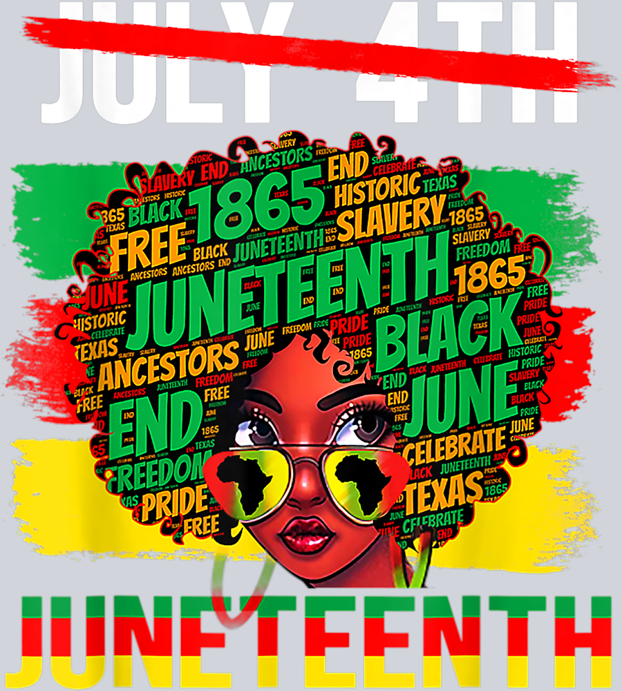 Juneteenth Afro Girl - STK03353