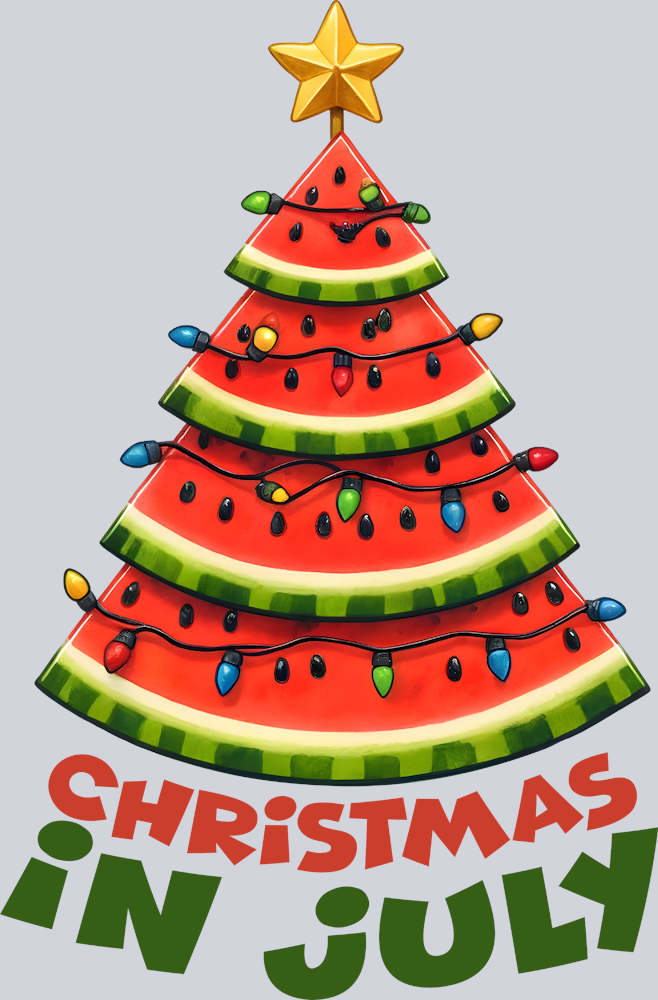 Christmas In July Watermelon Tree - STK01317