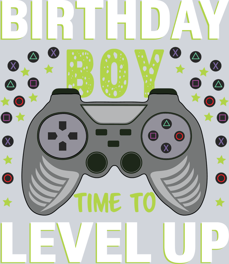 Birthday Boy Time To Level Up - STK00562