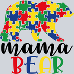 Autism Mama Bear - STK00317