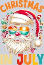 Christmas In July Santa Face - STK01315
