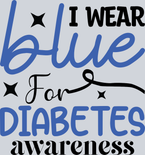 Diabetes I Wear Blue - STK01634