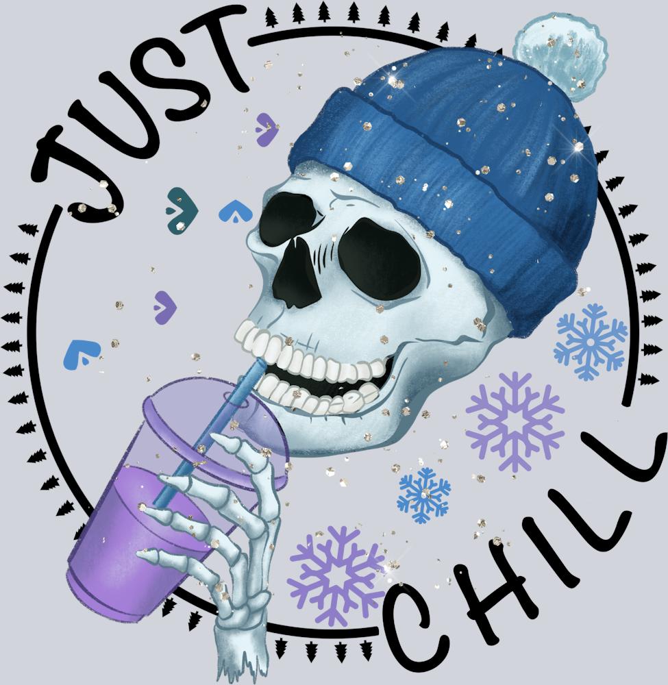 Just Chill Skull - STK03454