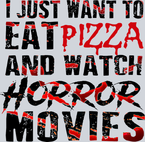 I Just Want To Eat Pizza Black - STK02944