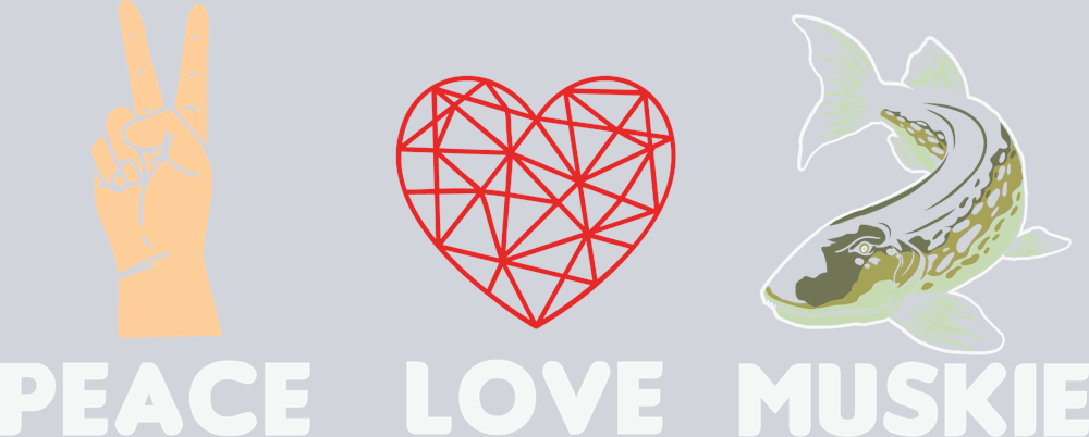 Sports Peace Love Muskie - STK05740