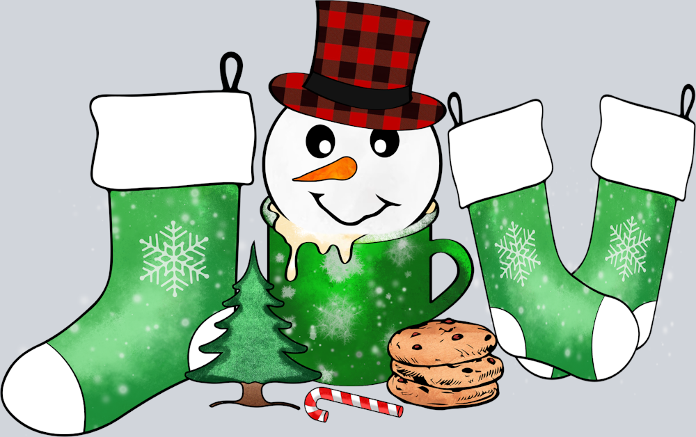 Joy Stocking Snowman - STK03330