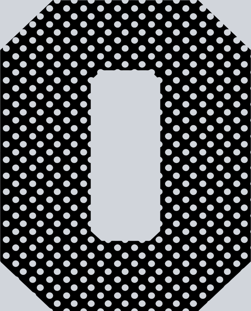 Jersey Number 0 Venthole - STK03303