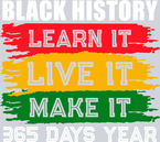 Black History Learn It Live It Make It - STK00737