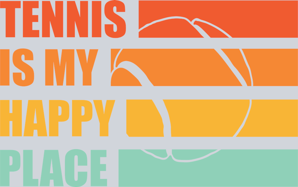 Tennis Is My Happy Place - STK05989