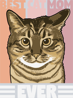 Best Cat Mom Ever Mothers Day - STK00545