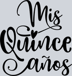 Mis Quince Anos Cursive - STK06907