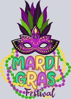 Mardi Gras Mask Beads - STK04081