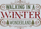 Vintage Walking In A Winter Wonderland 1 - STK06341