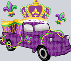 Mardi Gras King Truck - STK04065
