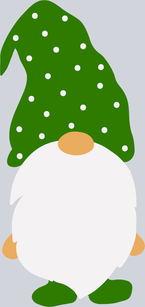 Gnome White Dots - STK02340