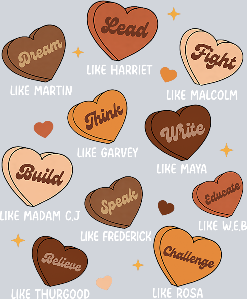 Black History Hearts - STK00683