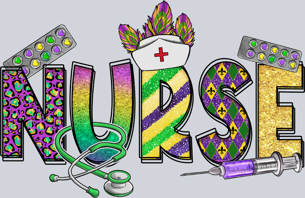 Mardi Gras Nurse 1 - STK04086