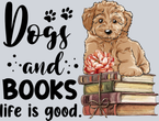 Books Dogs Books Good - STK01044