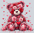 Valentines Day Teddy Bear - STK06305