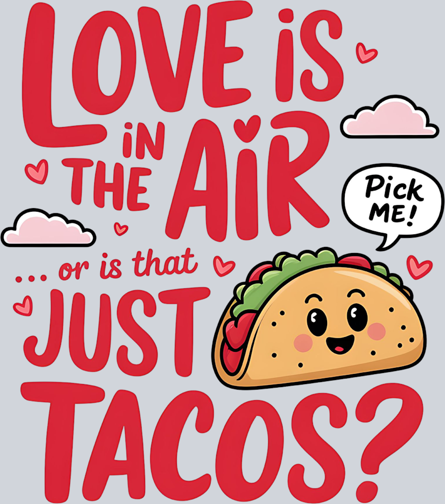 Love Is In The Air Or Is It Just Tacos - STK03744