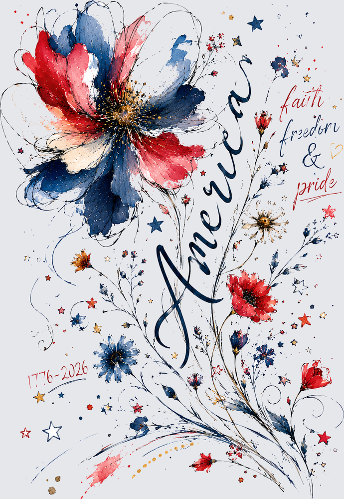 America 250th Floral - STK07781