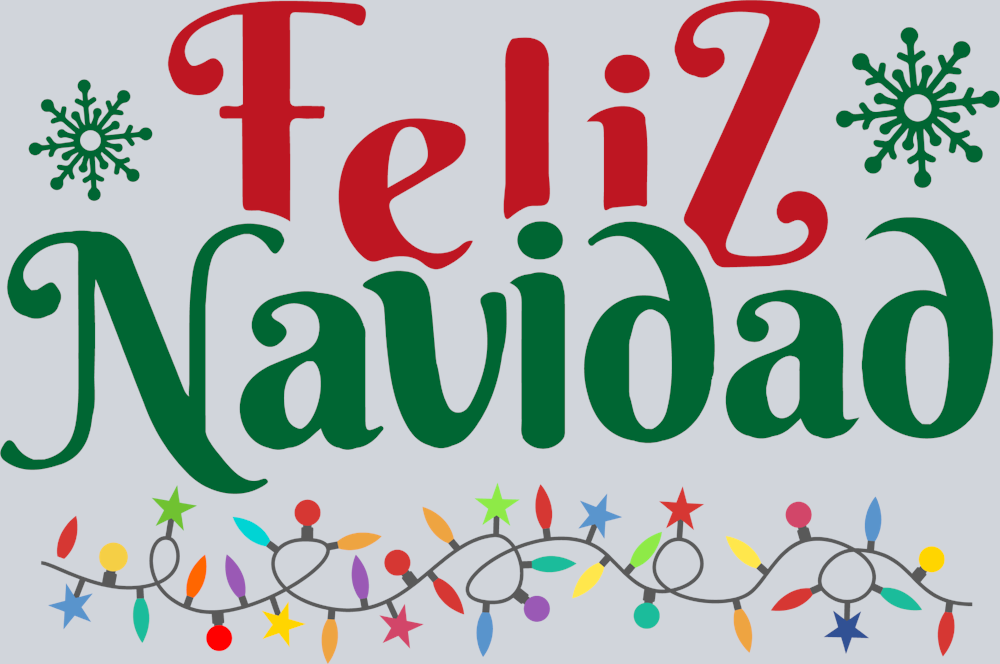 Feliz Navidad Christmas Lights - STK01968