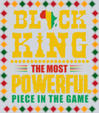 Black King The Most Powerful Piece In The Game - STK00839