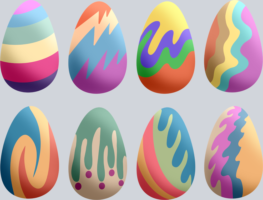 Rainbow Easter Eggs - STK07020