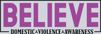 believe domestic violence awareness 4 - STK07405
