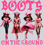 Boots On The Ground Pink - STK01093