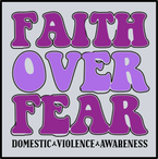 faith over fear domestic violence awareness - STK07414