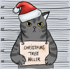 Pets Christmas Tree Killer - STK04833