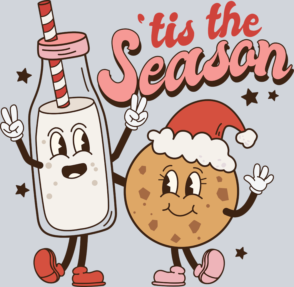 Tis The Season Milk Cookie - STK06156