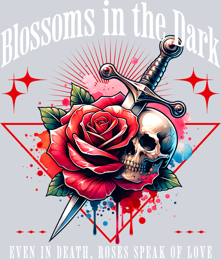 Rose Flower I'mpaled Sword - STK05270