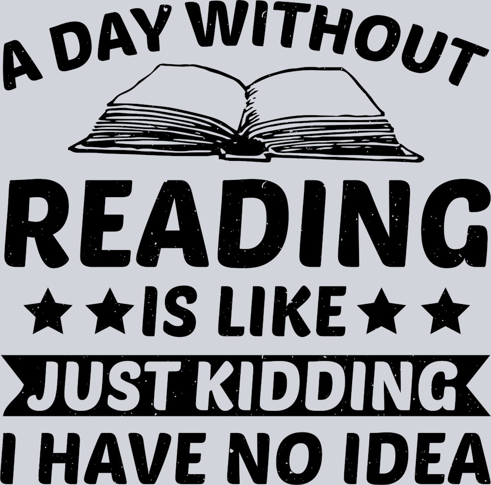 Books A Day Without Reading Black - STK01033