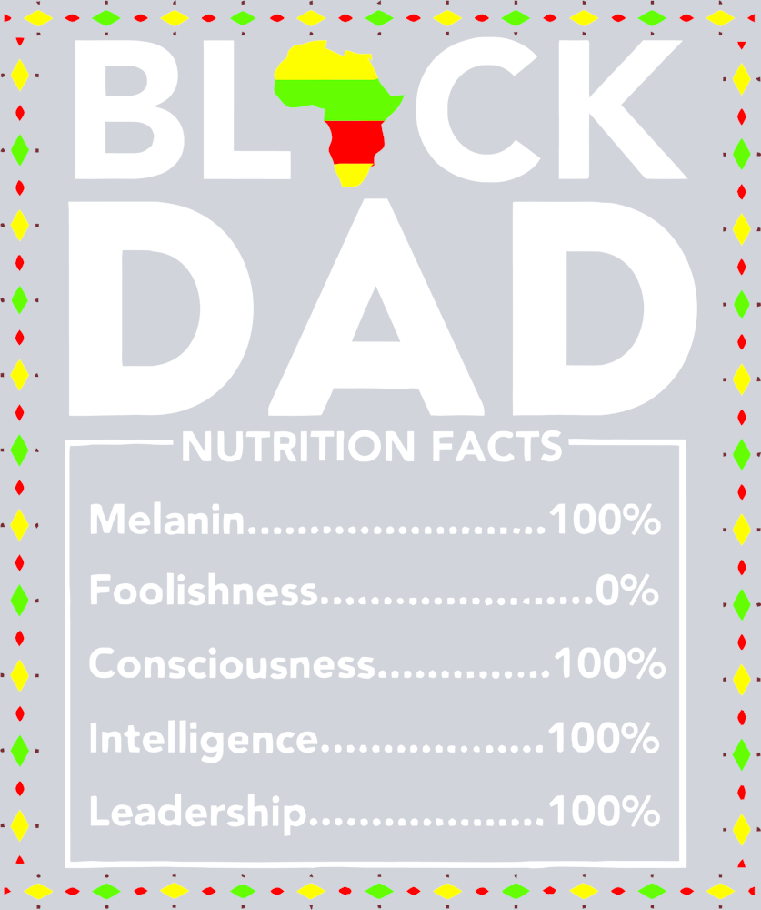 Black Dad Nutrition Facts - STK07042