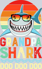 Grandpa Shark Doo Doo Doo - STK02418
