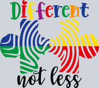 Autism Different Not Less - STK00309