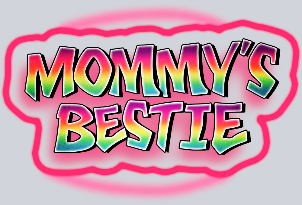Mommys Bestie Airbrush Grafitti - STK04338